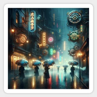 Neon Rain: Timekeeper's Alley Sticker